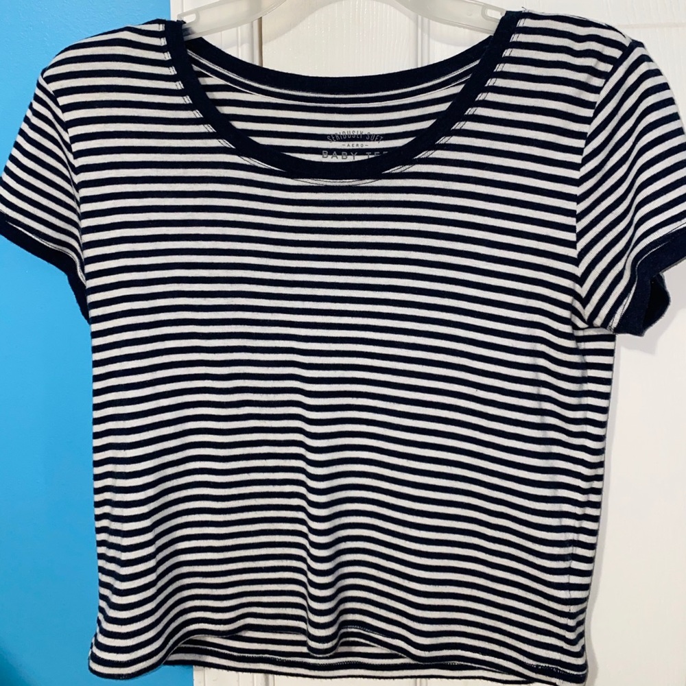 Aeropostale Seriously Soft Navy Blue T-Shirt